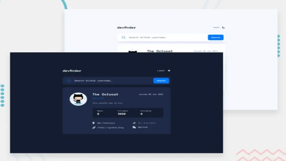 GitHub user search app