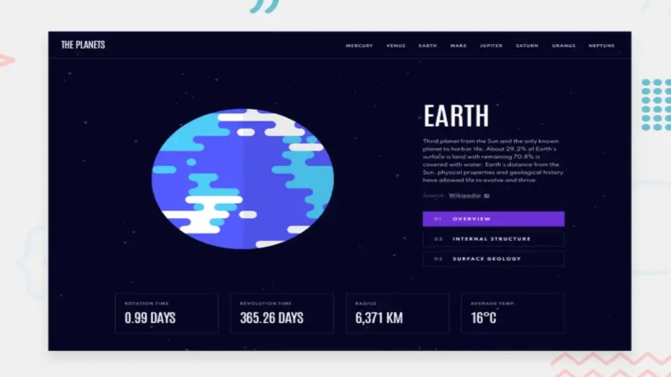 Planet Fact Site