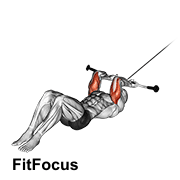 Cable Lying Triceps Extension V. 2