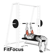 Smith Close-grip Bench Press