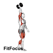 Dumbbell Single Arm Overhead Carry