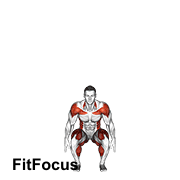 Squat To Overhead Reach With Twist