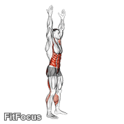 Arms Apart Circular Toe Touch (male) GIF