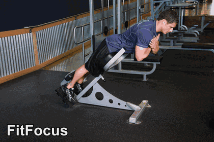 Back Extension animated form demonstration