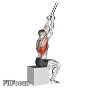 Band Close-grip Pulldown GIF