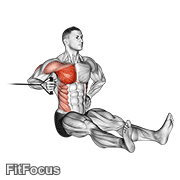 Band One Arm Twisting Chest Press GIF