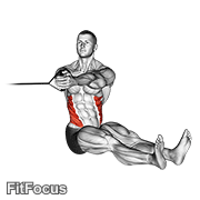 Band Seated Twist GIF