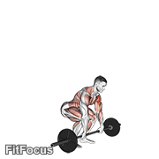 Barbell Clean And Press GIF