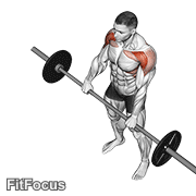 Barbell Front Raise GIF