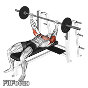 Barbell Pin Presses GIF