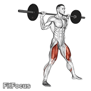 Barbell Side Split Squat V. 2 GIF