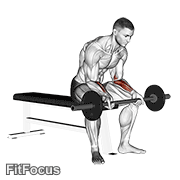 Barbell Wrist Curl V. 2 GIF