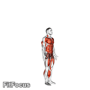 Burpee animated form demonstration