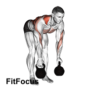 Kettlebell Alternating Row
