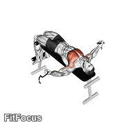Cable Decline Fly (decline cable fly) GIF — animated chest exercise demonstration