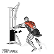 Cable Decline Seated Wide-grip Row GIF