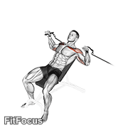 Cable Incline Bench Press GIF