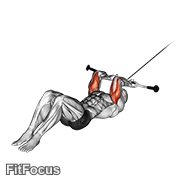 Cable Lying Triceps Extension V. 2