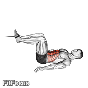 Cable Reverse Crunch GIF