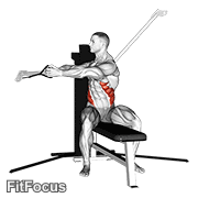 Cable Seated Twist GIF