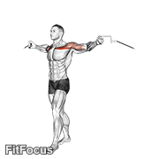 Cable Upper Chest Crossovers GIF
