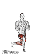Curtsey Squat GIF — animated legs exercise demonstration