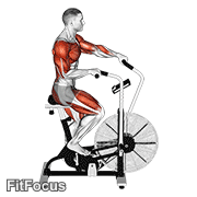 Cycle Cross Trainer GIF — animated cardio exercise demonstration