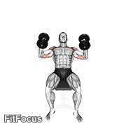Dumbbell Incline Hammer Press GIF