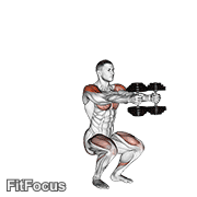 Dumbbell Iron Cross GIF