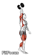 Dumbbell Single Arm Overhead Carry