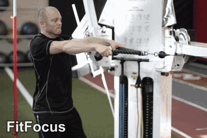 Face Pull animated form demonstration