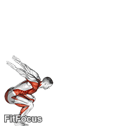Forward Jump GIF — animated legs exercise demonstration