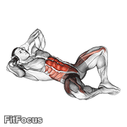 Frog Crunch GIF — animated core exercise demonstration