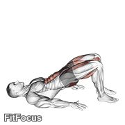 Glute Bridge March GIF