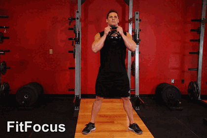 Goblet Squat animated form demonstration