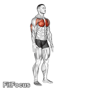 Isometric Chest Squeeze GIF