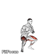 Jump Squat GIF — animated legs exercise demonstration