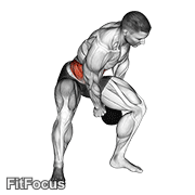 Kettlebell Figure 8 GIF