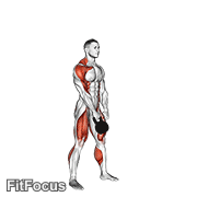 Kettlebell One Arm Snatch GIF