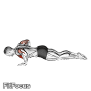 Kneeling Push-up (male) GIF