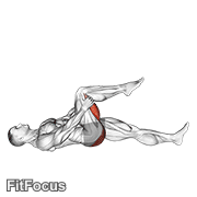 Leg Up Hamstring Stretch GIF