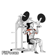 Lever Military Press GIF