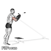 Lever One Arm Shoulder Press GIF