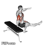 One Arm Dip GIF
