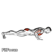 Outside Leg Kick Push-up GIF