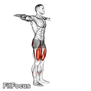 Potty Squat GIF — animated core exercise demonstration