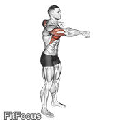 Push And Pull Bodyweight GIF — animated chest exercise demonstration