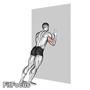 Push-up (wall) GIF