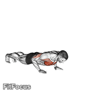 Raise Single Arm Push-up GIF