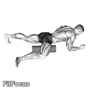 Roller Hip Stretch GIF